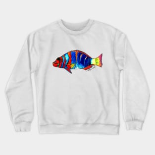 "Harlequin Tuskfish" Crewneck Sweatshirt